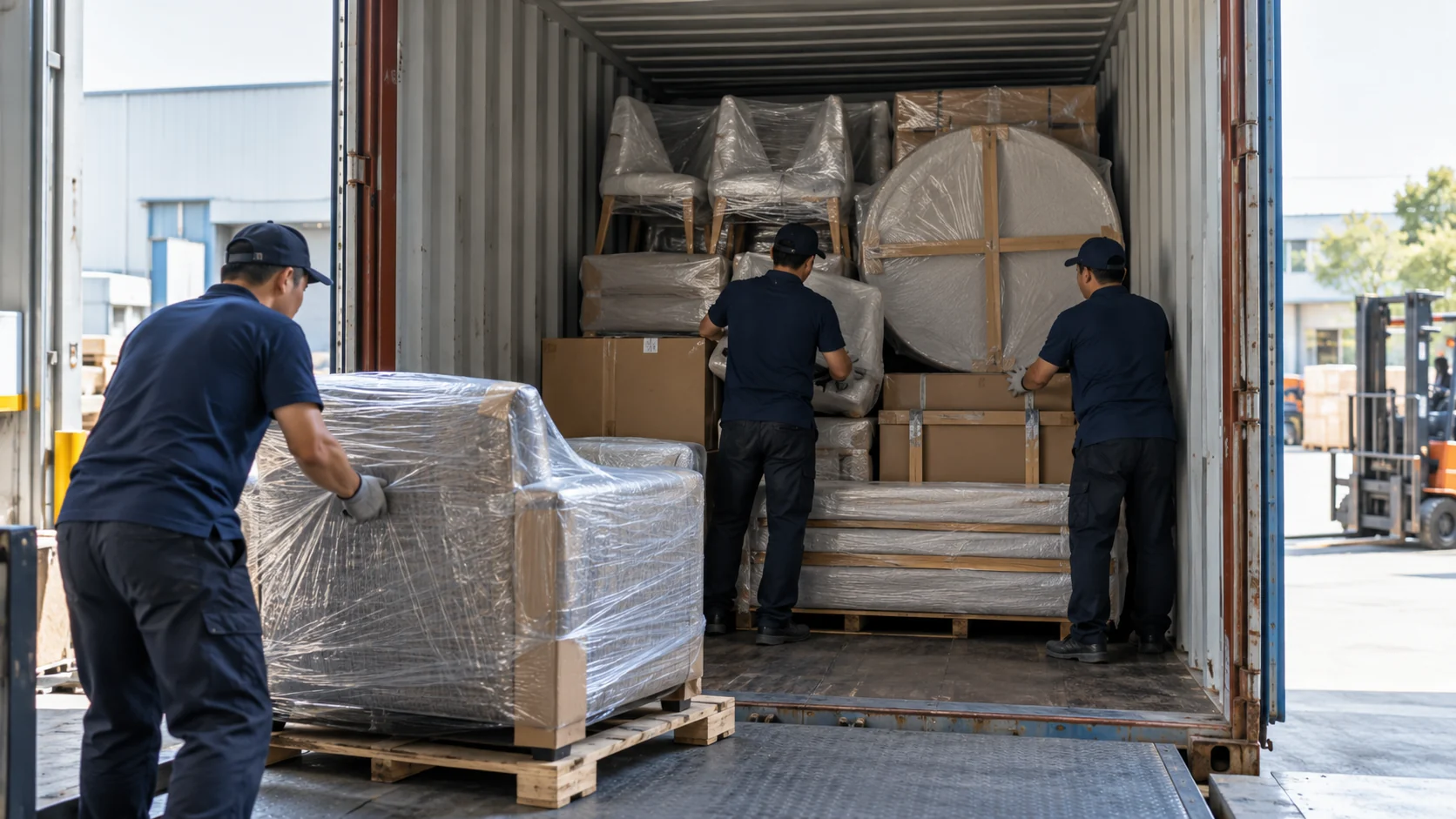 Packing and loading support