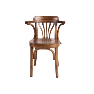 Vintage Bentwood Solid Wood Arm Dining Chair