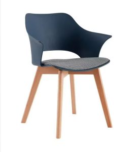 Modern Commercial Dining Chair - Wood & Plastic