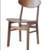 Commercial Solid Wood Dining Chair - Durable & Stylish