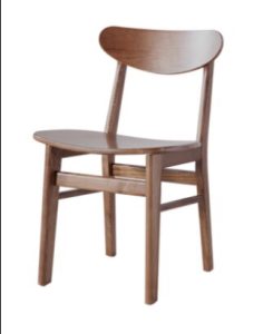Commercial Solid Wood Dining Chair - Durable & Stylish