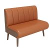 Commercial Upholstered Wood Booth Seating for Restaurants & Cafes