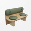 Commercial Wood & Fabric Seating Set