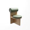 Commercial Grade Modern Wood & Fabric Chair