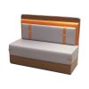 Commercial Grade Modern Banquette Seating with Wood Base
