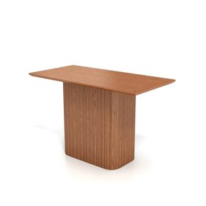 Walnut wood conference table, suitable for commercial environments