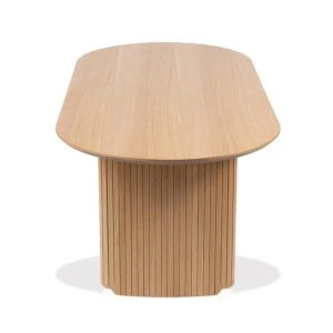 Solid oak wood conference table, suitable for hotels, restaurants, and offices