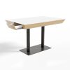 Commercial Modern Conference Table - Wood & Metal Design