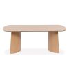 Commercial Grade Oak Wood Dining Table