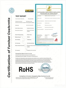 Certification of Product Declarations RoHS