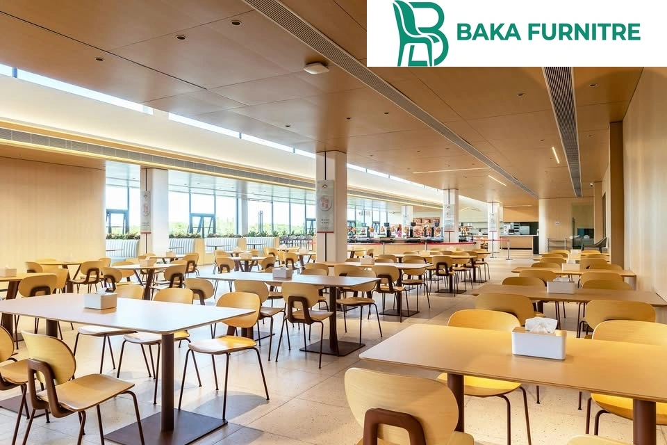 Minimalist Cafeteria Furniture Case: Warm Timber, Slim Bases and Operational Clarity