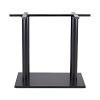 155-557S-2 Steel-Clad Composite Cross-Bracket Table Base
