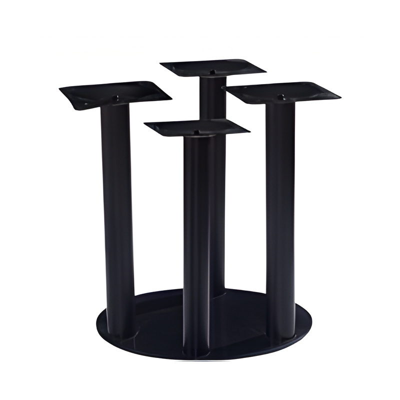 156-830S Flat Steel Plate Four-Post Table Base