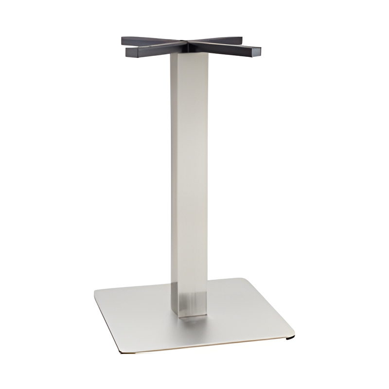 162-213S-2 Stainless Steel-Clad Plate Cross-Bracket Table Base