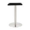 162-215S-3 Stainless Steel-Clad Plate Frame Table Base