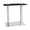 162-219S-3 Stainless Steel-Clad Plate Frame Table Base