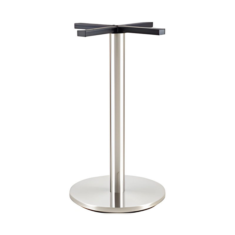 163-571S-2 Stainless Steel-Clad Composite Cross-Bracket Table Base