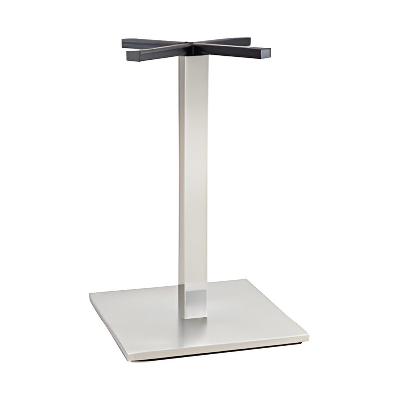 163-721S-2 Stainless Steel-Clad Composite Cross-Bracket Table Base