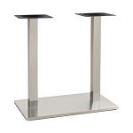 163-722S-1 commercial table base - front product view