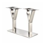 164-826S commercial table base - right-front 45-degree view