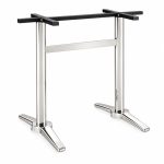 166-842S commercial table base - left-front 45-degree view