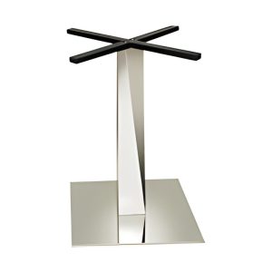 Stainless Steel-Clad Plate Cross-Bracket Table Base