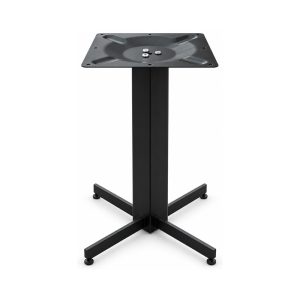FSX-HW-020 Black Four Prong Bar Height Pedestal Table Base front view