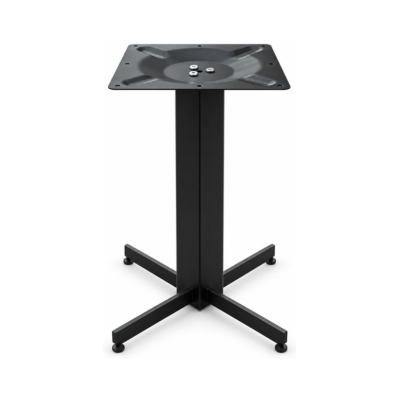 FSX-HW-020 Black Four Prong Bar Height Pedestal Table Base