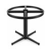 FSX-HW-038 Black Four Prong Pedestal Table Base with Circular Mount