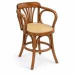 HX-DC-015 Woven Rattan Bar Chair view 2