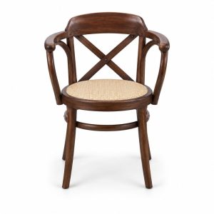HX-DC-016 A76-3编藤餐椅 Commercial Dining Chair front view
