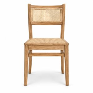 HX-DC-017 A23编藤餐椅 Commercial Dining Chair front view
