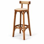 HX-DC-024 Bentwood Bar Stool view 2