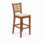HX-DC-028 Woven Rattan Bar Chair view 3