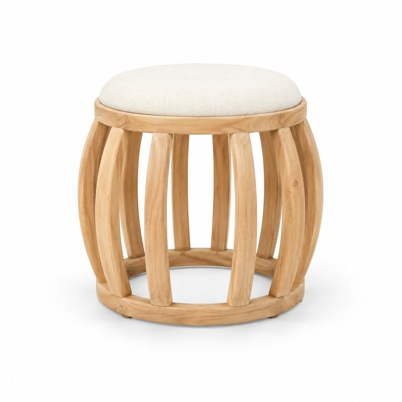 HX-DC-032 Ash Wood Tea Stool