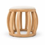 HX-DC-032 Ash Wood Tea Stool view 2