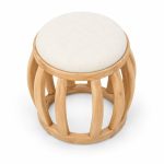 HX-DC-032 Ash Wood Tea Stool view 3