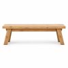Ash Wood Two or Three Seat Bench