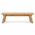 HX-DC-033 Ash Wood Two or Three Seat Bench view 1