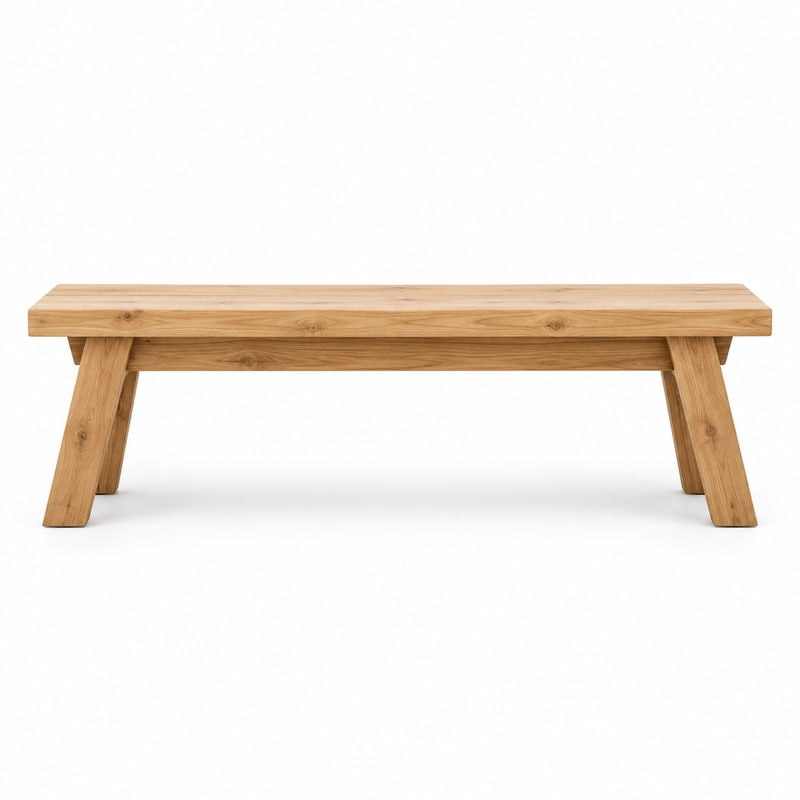 HX-DC-033 Ash Wood Two or Three Seat Bench