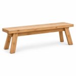 HX-DC-033 Ash Wood Two or Three Seat Bench view 2