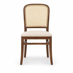 HX-DC-034 A95-T编藤餐椅 Commercial Dining Chair front view