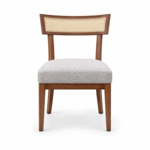 HX-DC-037 004-T编藤餐椅 Commercial Dining Chair front view