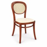 HX-DC-048 Rattan Upholstered Thonet Chair view 2
