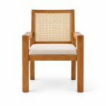 HX-DC-049 Ash Wood Mid Century Chair view 1
