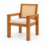 HX-DC-049 Ash Wood Mid Century Chair view 3
