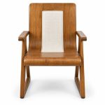 HX-DC-050 Rattan Mid Century Chair view 1