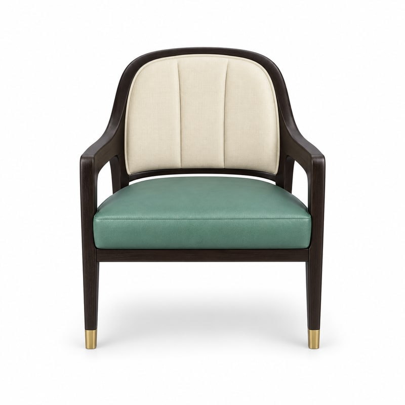 HX-DC-052 Brass Detail Dining Chair