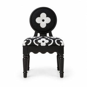 HX-DC-054 白蜡四叶草椅 Commercial Dining Chair front view