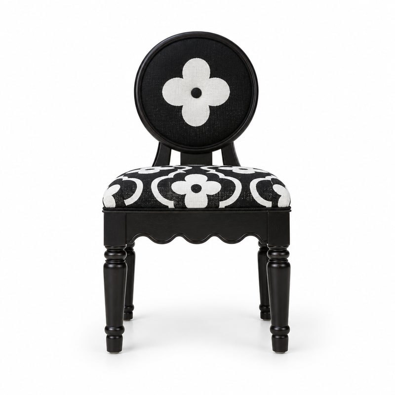 HX-DC-054 Clover Back Ash Wood Chair